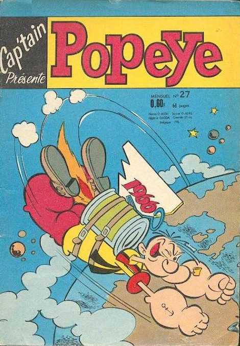 Scan de la Couverture Cap'tain Popeye n 27